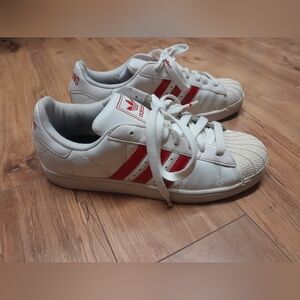 2009 Adidas Superstar England World Cup Soccer Ball Pattern Mens 10 - RARE FIND